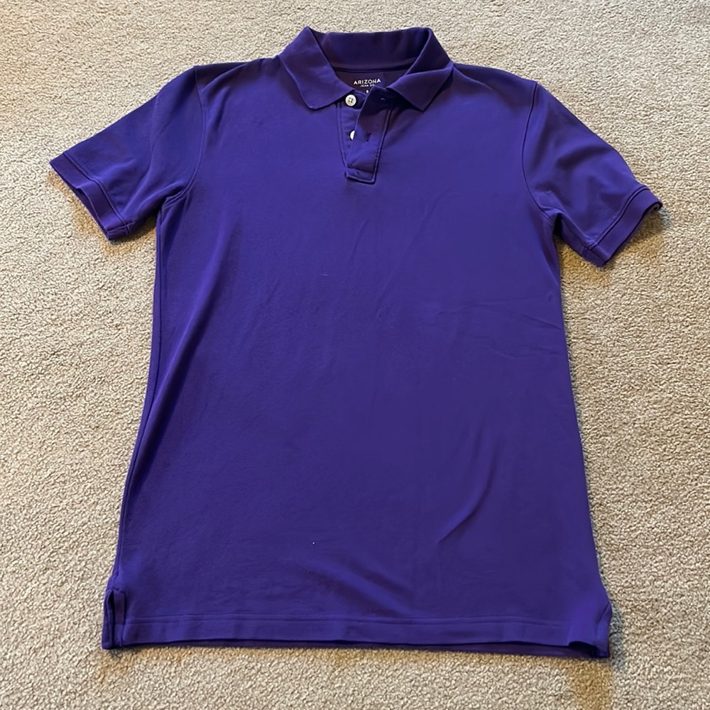 Arizona purple polo t shirt